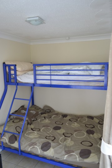 Chalets have three bedrooms