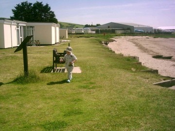 Chalets this close to beach
