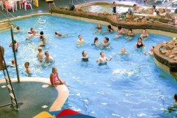 Indoor swimming pool at Carmarthen Bay